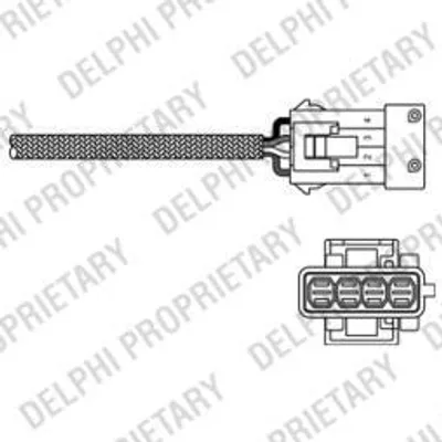 Produktbild von DELPHI Lambdasonde  ES10795-12B1