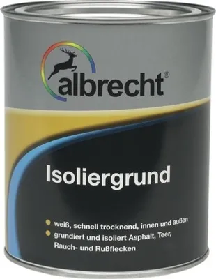 Produktbild von Albrecht Isoliergrund Sperrgrund weiß matt 750 ml