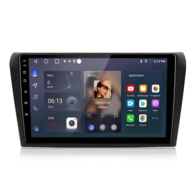 Zdjęcie produktu dla Radio samochodowe 9 cali 6+128 GB z systemem Android do MAZDA 3 BK 2003-2009 Wireless CarPlay Android Auto 4G WiFi GPS Navi 8 rdzeni RDS DSP DAB+ BT