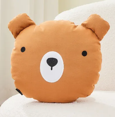 Obrázek produktu pro Alavya Home® Dětský polštářek medvídek - D28 cm I Útulný polštářek dětský polštářek s výplní