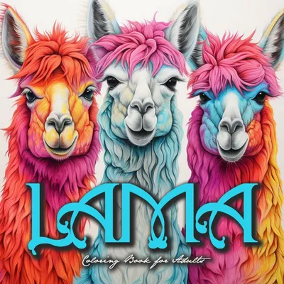 Produktbild von Lama Coloring Book for Adults