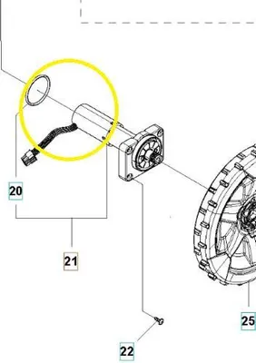 Image de Kit moteur Automower 420 Husqvarna Original