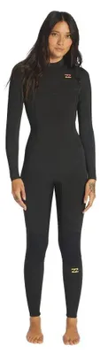 Produktbild von Billabong Synergy 4/3 Mm Langarm-neoprenanzug Mit Brustreißverschluss Schwarz 10 Frau Schwarz 10