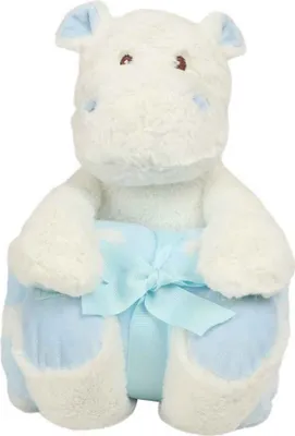 Immagine prodotto di Mumbles - Peluche, ippopotamo RW9746 (taglia unica) (bianco/blu)