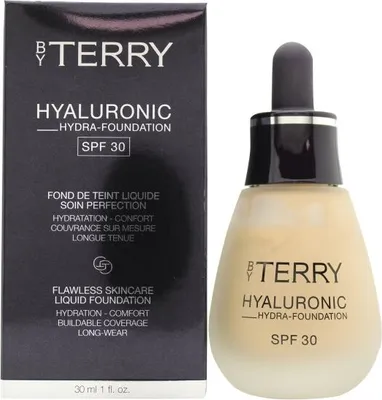 Zdjęcie produktu dla By Terry Hyaluronic Hydra - Foundation, Buteleczka z kroplomierzem, Płynny, Skóra uniwersalna, Nawilżający, Spulchnianie, Odcień medium skin, Ciepły