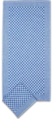 Produktbild von Glattes blaues Arbeitstuch aus 100% Baumwolle, 50x100 cm