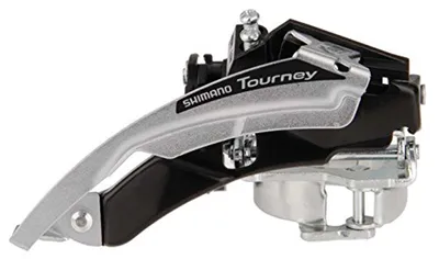 Produktbild von SHIMANO Umwerfer "FD-TX50" Top Swing, Dual Pull Mit Schelle 31,8 mm, Kettenlinie 47/50 mm 24/34/42 Z., 66-69°