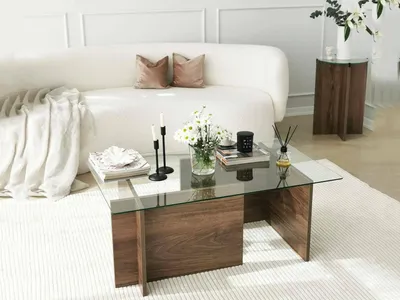 Produktbild von Dmora Couchtisch Asellus 105x65x40h cm Braun, mit Ablage