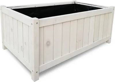 Produktbild von Pflanzkasten / Pflanzgefäß groß Habau Holz grau 79,5x46,5x35cm