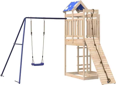 Produktbild von vidaXL Spielturm Massivholz Kiefer