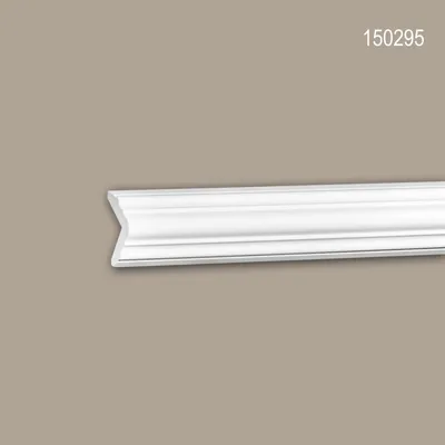 Produktbild von PROFHOME 150295 Eckleiste aus Polyurethan Deckenleiste Stuckleiste 2 m
