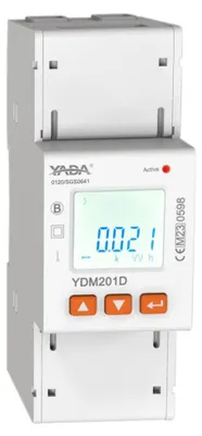 Produktbild von EcoFlow EFA-YDM201D, Energiezähler, Weiß, 80 A, 65 mm, 36 mm, 102 mm