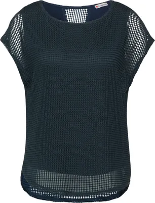 Produktbild von Street One Damen 2 in 1 Mesh T-Shirt