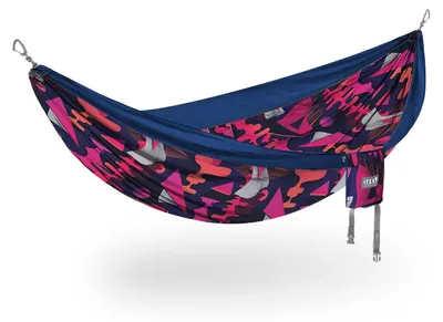 Image de ENO DoubleNest Hammock Print Synthwave / Sapphire Hamac