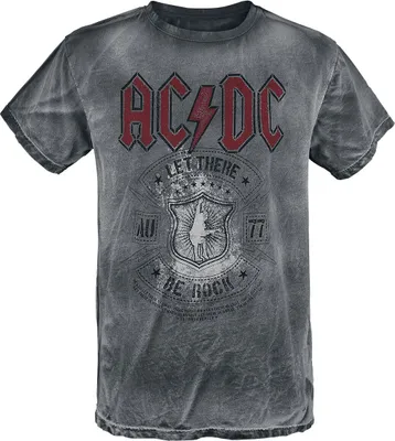 Produktbild von AC/DC T-Shirt Herren Let there be Rock grau Band-Merch, Bands 100% Baumwolle S