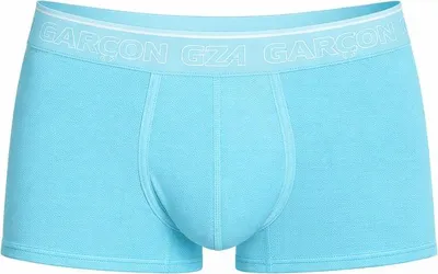 Produktbild von Garçon - Herren Boxer Slip Unterwäsche - Sky Blue Trunk - 1x Größe S