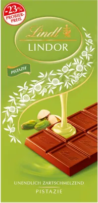 Image de Tablette Lindt Lindor Pistache Promotion