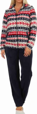 Produktbild von Damen Hausanzug aus  in wunderschöner winterlichen Optik;rot,40