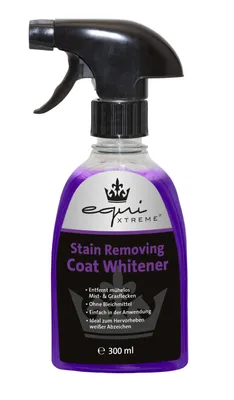 Immagine prodotto di EquiXTREME Smacchiatore per cappotto più bianco 300 ml Smacchiatore spray per cavalli