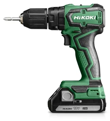 Produktbild von HiKOKI Akku-Schlagbohrschrauber 18 V Brushless, incl. 2x Akku 2 Ah, Ladegerät, Zubehör, Koffer