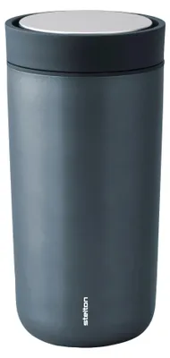 Immagine prodotto di Stelton To Go Click, tazza termica da 0,4 litri, colore blu scuro metallizzato