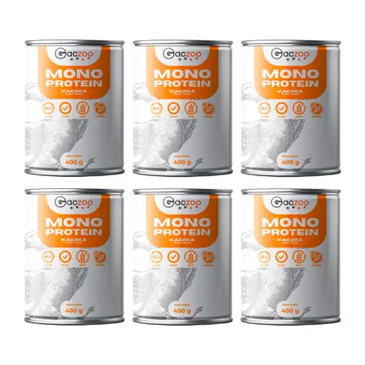 Produktbild von Gaczoo, Hundefutter Nass, Nassfutter Hunde, aus Ente, Monoprotein, 6 Stück