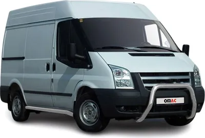 Produktbild von Frontbügel Frontschutzbügel für Ford Transit 2006-2012 mit ABE Silber Rammschutz