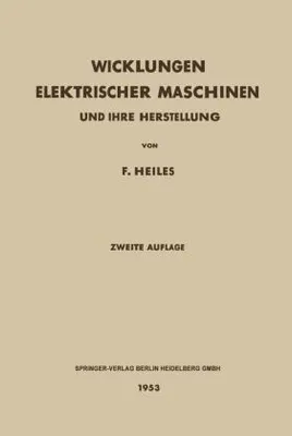 Obrázek produktu pro Wicklungen Elektrischer Maschinen