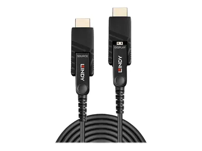 Produktbild von LINDY Micro-HDMI Fibre Optic Hybrid 18G Kabel 10m