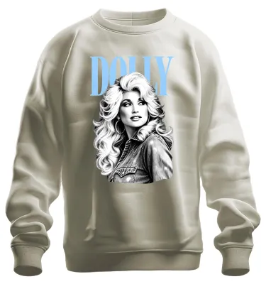 Productafbeelding van Dolly Parton, vintage retro sweatshirt met afbeelding van de countrymuzieklegende, zangeres, natuurmotief, maat 3XL