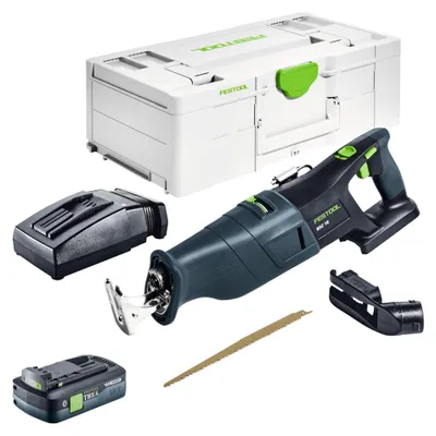 Obrázek produktu pro Akumulátorová přímočará pila Festool RSC 18 EB-Basic 18 V Brushless + 1x akumulátor 4,0 Ah + nabíječka + Systainer