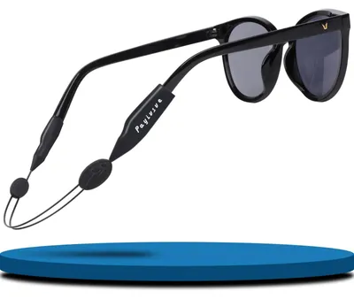 Image de Bandeau de lunettes réglable pour usage sportif, couleur noire