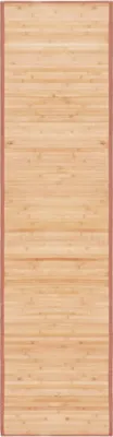 Image de Tapis en bambou 80x300 cm Marron