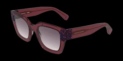 Produktbild von Longchamp LO771S Transparent wine/marble burgun 50/20/140 Damen Sonnenbrillen