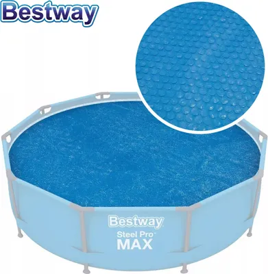 Imagen del producto de Bestway® Flowclear™ Lona solar para piscinas, polietileno, diámetro 210 cm, azul, redonda
