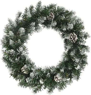 Immagine prodotto di vidaXL Ghirlanda di Natale con luci LED verde 60 cm PVC