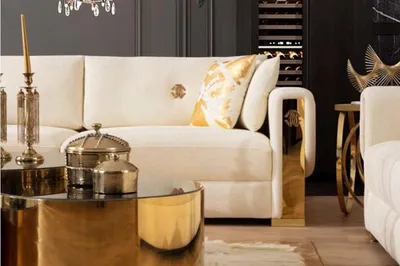 Produktbild von Dreisitzer Couch Polster Design Sofa Moderne 3er Sitz Sofas Wohnzimmer Möbel Neu