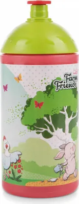 Produktbild von NICI Farm Friends Trinkflasche, Kinderflasche, Flasche, Getränkeflasche, Kinder, Kunststoff, 500 ml, 47806