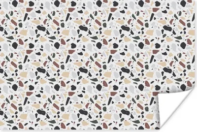 Produktbild von MuchoWow® Poster Textur - Terazzo - Muster 60x40 cm - Schlafzimmerdekoration