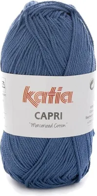 Zdjęcie produktu dla Katia Capri 82155 Medium Blue Przędza dziewiarska