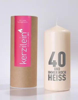Produktbild von Flamme, grau "40 UND IMMER NOCH HEISS"