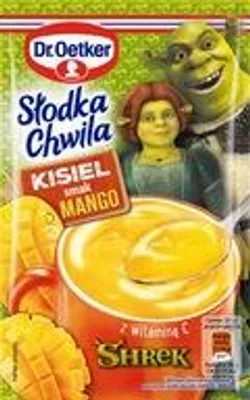 Obrázok produktu pre Dr. Oetker Mango a Shrek-príchuťové želé 29 g
