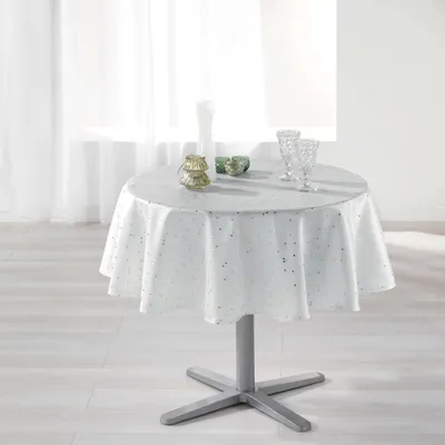 Image de Nappe Safina blanche 180 cm