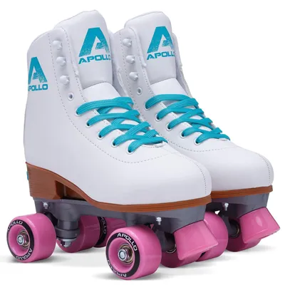 Productafbeelding van Rollerskates rolschaatsen - Retro - Verstelbaar - Maat 35-38 - Kunstleer