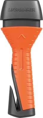 A product shot of a car safety hammer.