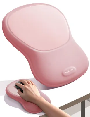 Obrázok produktu pre Ergonomická podložka pod myš s pamäťovou penou a oporou pre zápästie