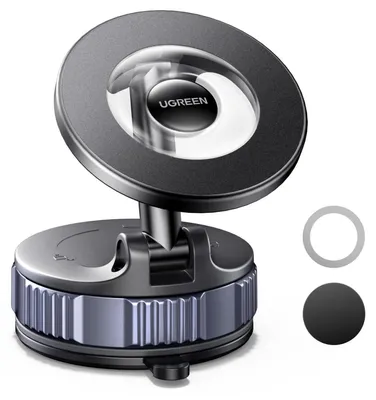 Produktbild von Handyhalterung Auto für MagSafe mit Vakuum Saugnapf & N52 Magnete 360° Drehbar iPhone 17 16 15 14 Pro Max