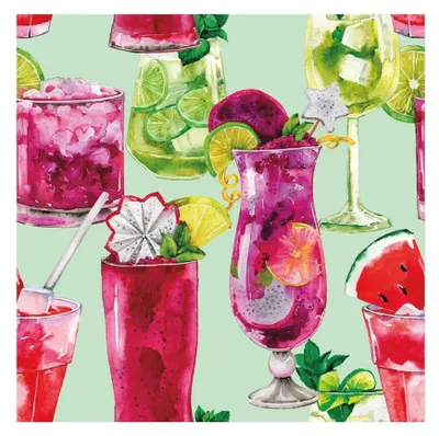 Image de Serviettes 24x24 cm - Colourful cheers