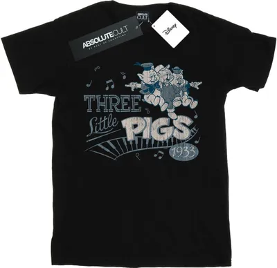 Produktbild von Disney - "1933" T-Shirt für Damen BI17710 (3XL) (Schwarz)