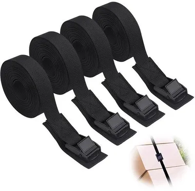 Immagine prodotto di Set di fascette elastiche per auto e biciclette, 3 m, zinco, nero, con morsetto, per auto, biciclette, moto, tende